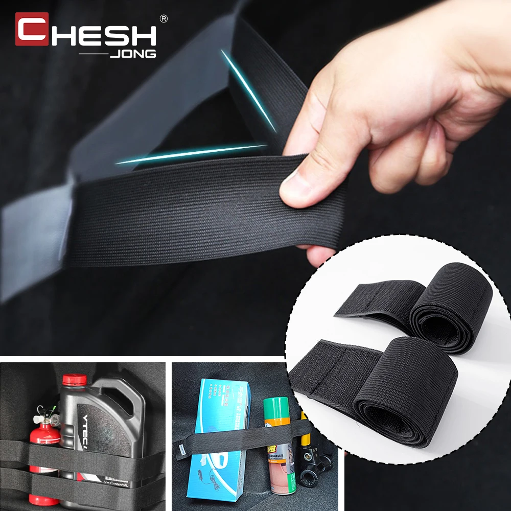 Trunk Storage Fixed Belt Car Accessrie Elastic Fixing Belt Firm Nylon Tape Loop Strap Trunk Storage Bag Tape Fixed Auto Interior car storage bag boot storage organizer car trunk storage bag trunk storage bag car trunk organizer