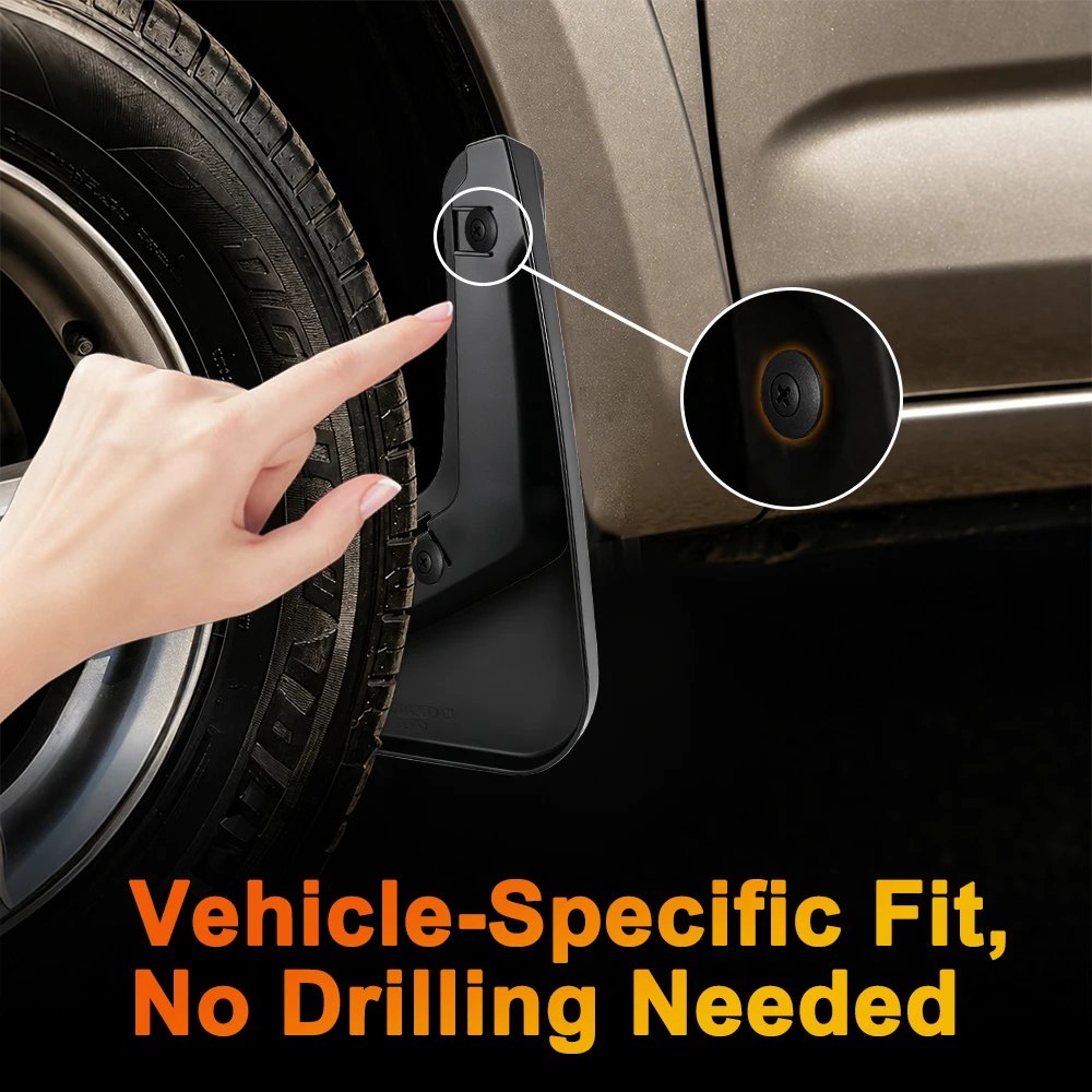 BYD 씰라이언 7 EV 2024 2025용 머드가드 머드 플랩 펜더 스플래시 가드, 차체 외부 보호, 눈/모래 방지 커버