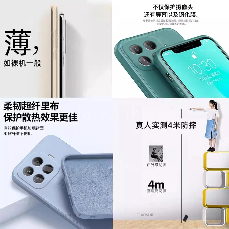 Shockproof Silicone Phone Case with Holder and Screen Protector