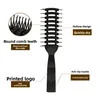 Plastic Hair Comb for Hairdressing Scalp Massage Hollow out Design Curling Hair Brush Oil Head Comb Professional Salon Tool