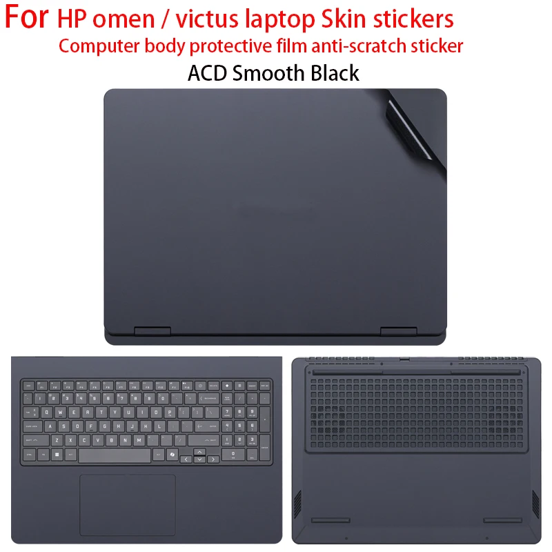 HP OMEN MAX 게이밍 노트북 16-ah 16z-ak 16인치 노트북 스킨 바디 스티커 컴퓨터 쉘 보호 필름 긁힘 방지.