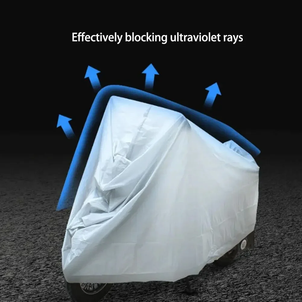 Motorcycle Outdoor Indoor Protective Cover Waterproof Bike Scooter Outdoor Rain Dust UV Proof Sun Protection Case For Motorbike