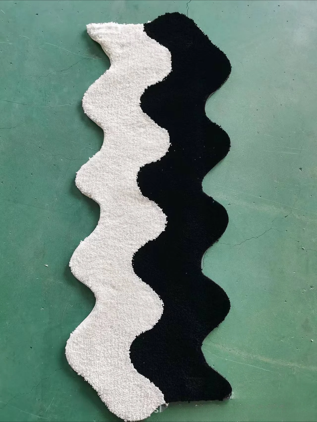 Modern Flocking Carpet for Bedroom Living Room Bathroom Soft Plush Long Runner Rug NonSlip Floor Mat Easy Clean Flocked Material