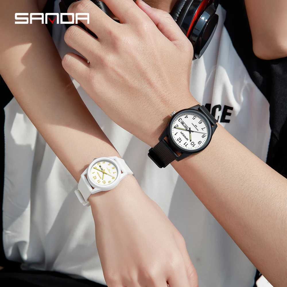 SANDA Brand Luxury Watches For Women Luminous Retro Female Watch Ladies Quartz Wristwatches New Men's Quartz Watch Montre Femme 5