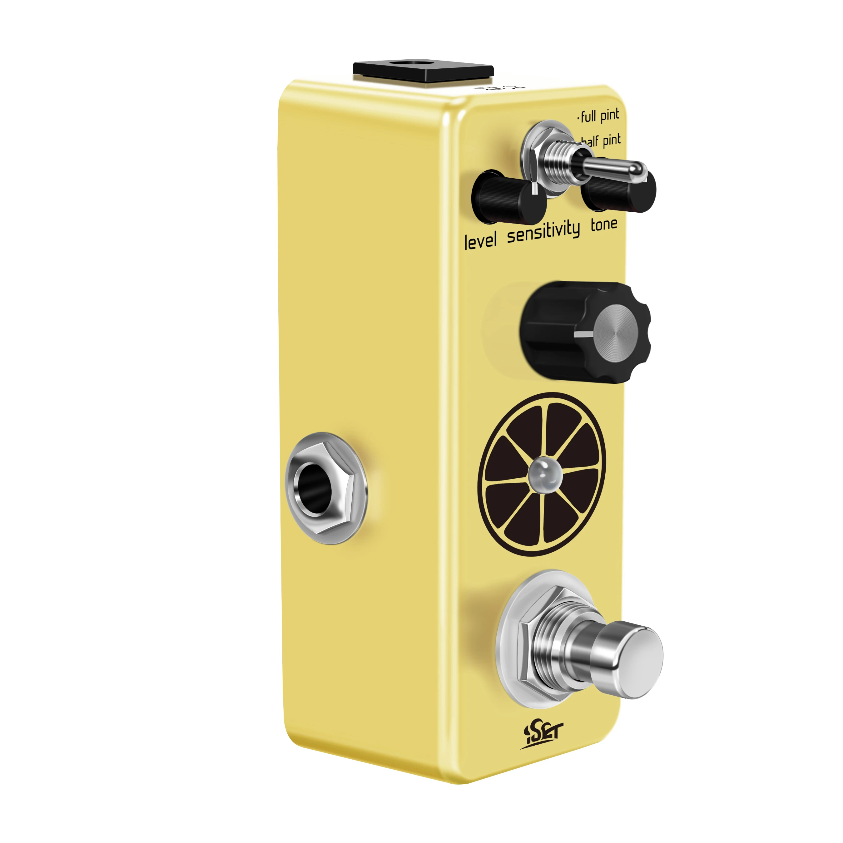 ISET CP-02 Compressor Guitar Pedal Analog Lemon Compress Effect Electric Guitar Bass True Bypass
