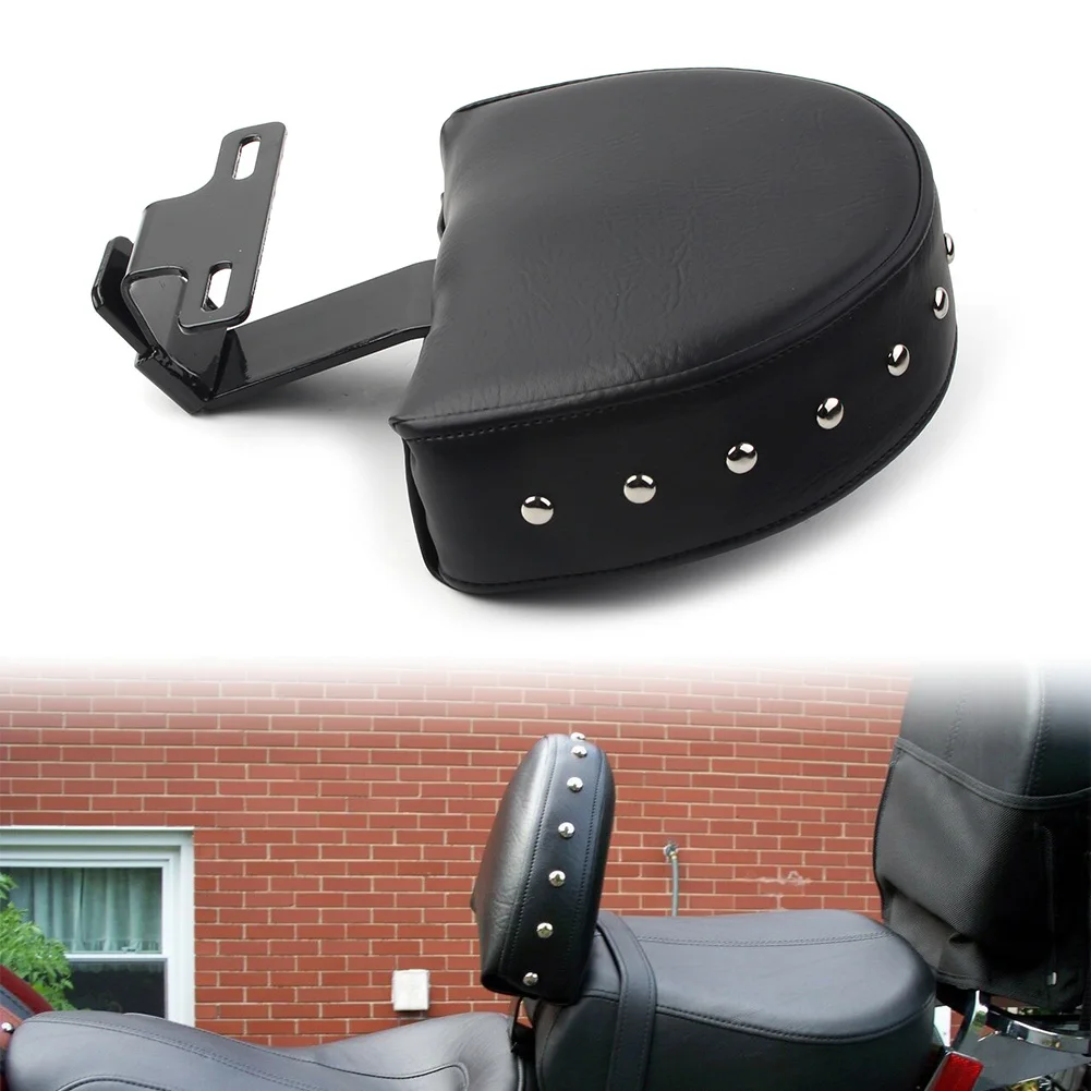 

Мотоциклетная Передняя всадная спинка, из искусственной кожи, водонепроницаемая Регулируемая Задняя подставка для Harley Davidson Heritage Softail FLSTF 1993-2006