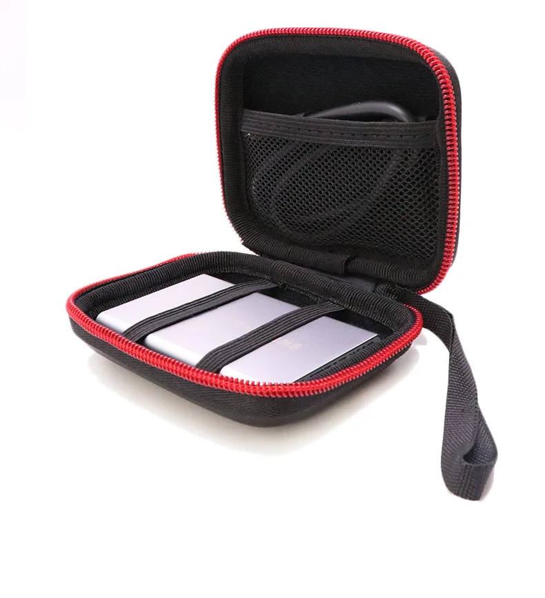 Portable Hard Drive Bag Hard Drive Case Hard Drive Box Electronic Accessories Case Digital Accessories Bag Hard case PSSD hard drive New Carrying Case Bag for Samsung Portable SSD T7 Shield