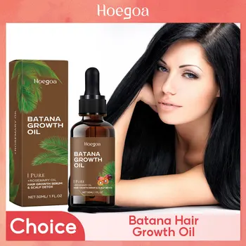 Batana Hair Oil Hair Growth Nourish Scalp Reduce Loss Promote Dense Regrowth Repair Split Ends Hair Smooth Anti-Breakage Hair