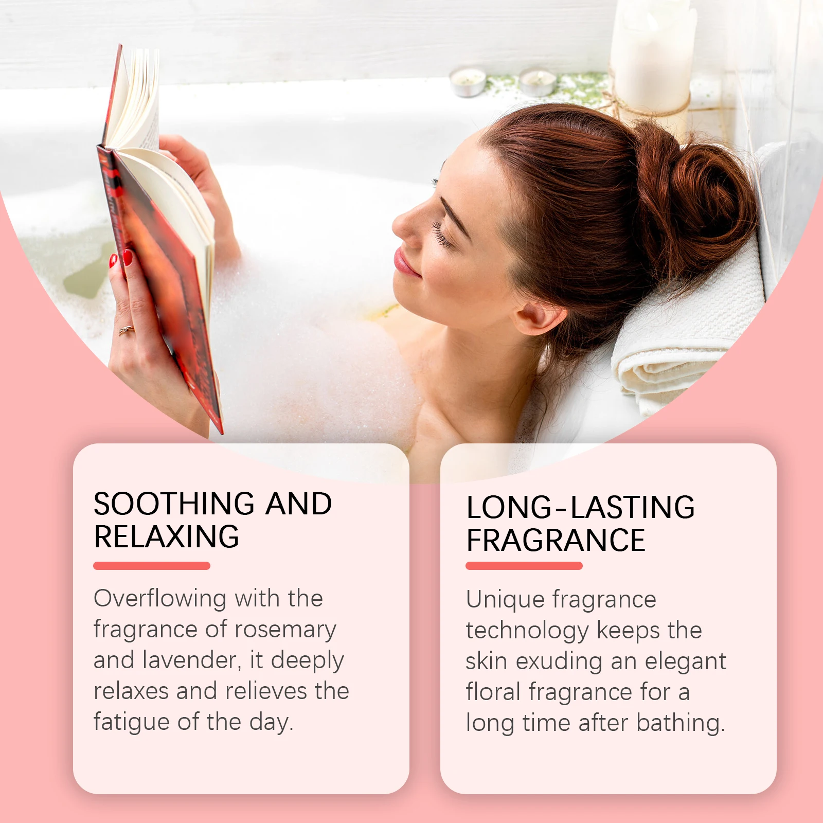 Christmas Color Bath Ball Help Create Foam, Provide Plant - based Fragrance, Long lasting Floral Scent, Relax Body, Clean Skin