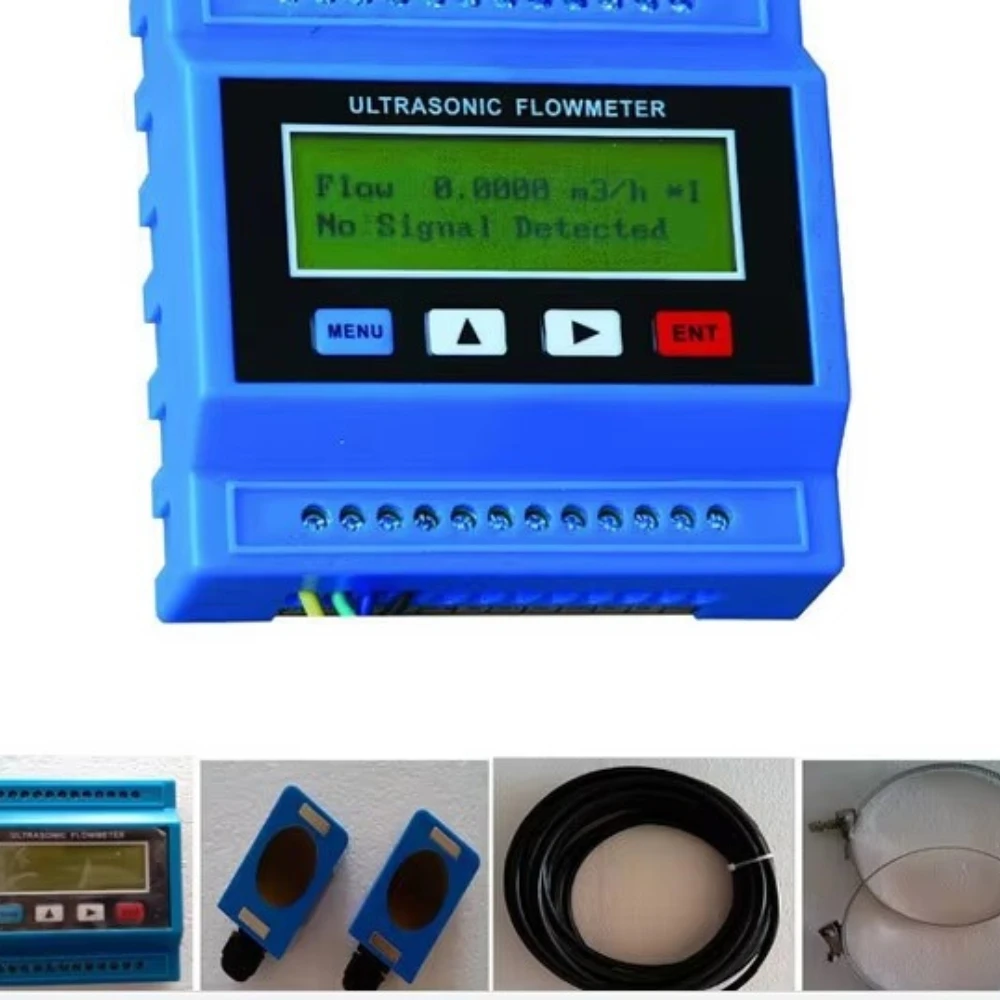 TUF-2000M DN15-100 DN50-700mm DN80-2000 DN300-6000 Digital Ultrasonic Flowmeter Flow Meter Module Sensor Indicator Counter