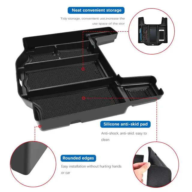 Armlehne Box Lagerung Auto Organizer Zubehör für Dodge RAM 1500 2009 2010  2011 2012 2013 2014 2015 2016 2017 2018 RAM1500 DS DJ - AliExpress