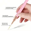 Nail Art Liner Brushes Set Elongated Lines Striping Drawing UV Gel Painting Nail Design Pen Professional Manicure Tool 5