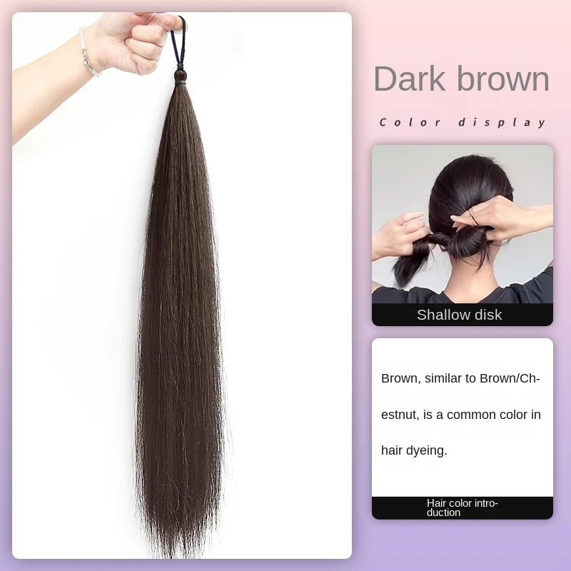 الألياف الاصطناعية لف الكرة الشعر الدائري شعر مستع...