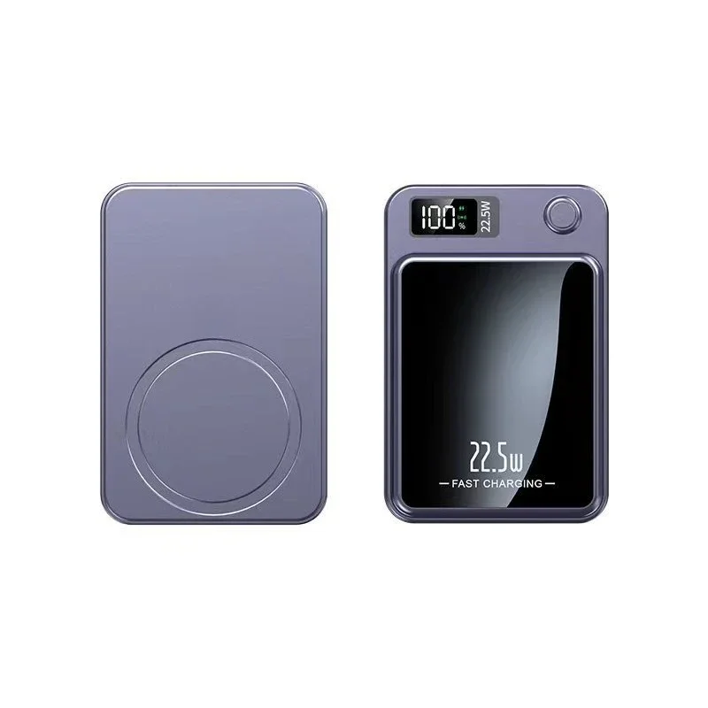 22.5W Super Fast Power Bank Portable Compact Digital Display 10000mAh Magnetic Wireless Magsafe Mobile Power Supply 6