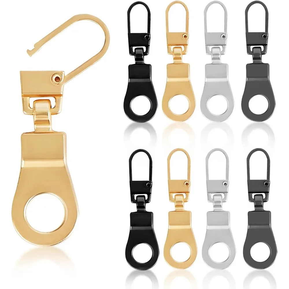 Description Picture 4 of item5PCS Metal Zip Pull Replacement Zipper Sliders Detachable Zipper Tab Repair for Clothing Backpacks Repair Sewing Accessories