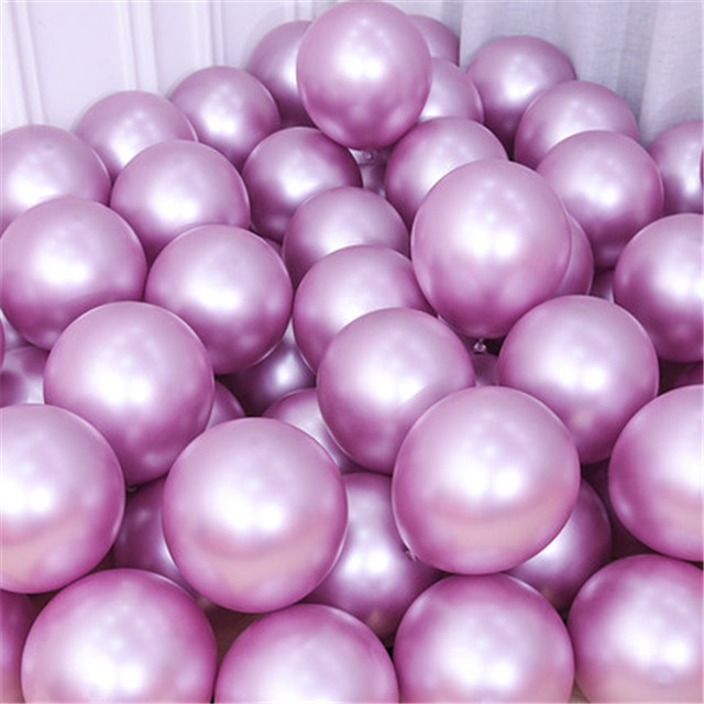 12inch Gold Silver Chrome Metallic Latex Balloons bride to be Wedding Decorations baby shower Birthday Party Supplies