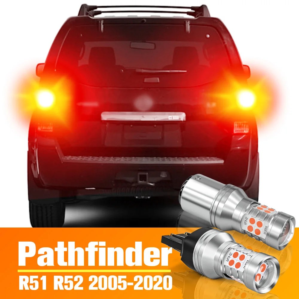 

2pcs LED Brake Light Bulb Accessories For Nissan Pathfinder R51 R52 2005-2020 2008 2009 2010 2011 2012 2013 2014 2015 2016 2017
