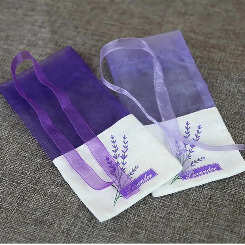 75pcs Empty Lavender Bag Floral Printing Fragrance Pouch Sachet Bag for Relaxing Sleeping Dry Flower Storage Lavender Sachet Deodorant Sachet Bags Fragrance Bags