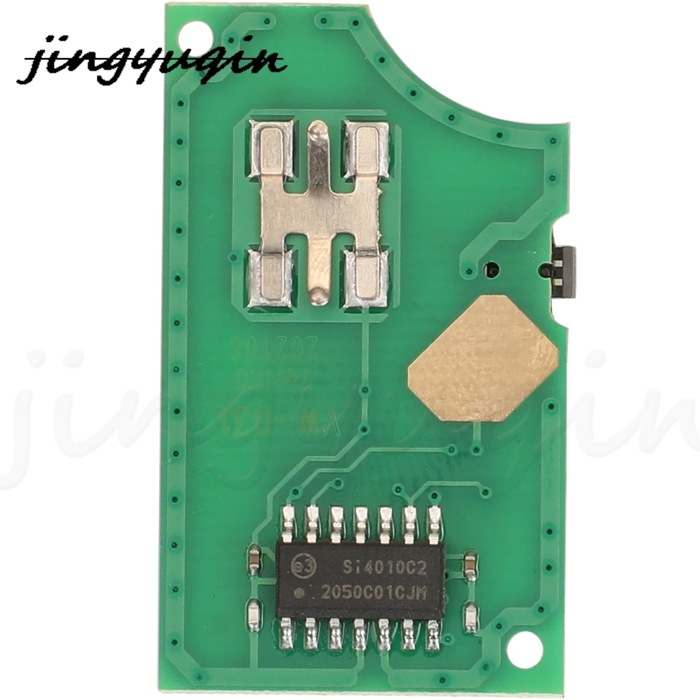 4 Buttons Remote Car Key Circuit Board Fob 315MHZ 1J0959753AM / 1J0959753DC For VW Volkswagen Golf 2009 NBG92596263