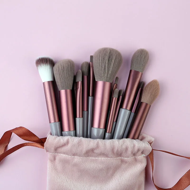Makeup brush set Makeup brush 13PCS Makeup Brushes Set Fluffy Soft for Beauty Cosmetics Foundation Blush Eyeshadow Kabuki Blending