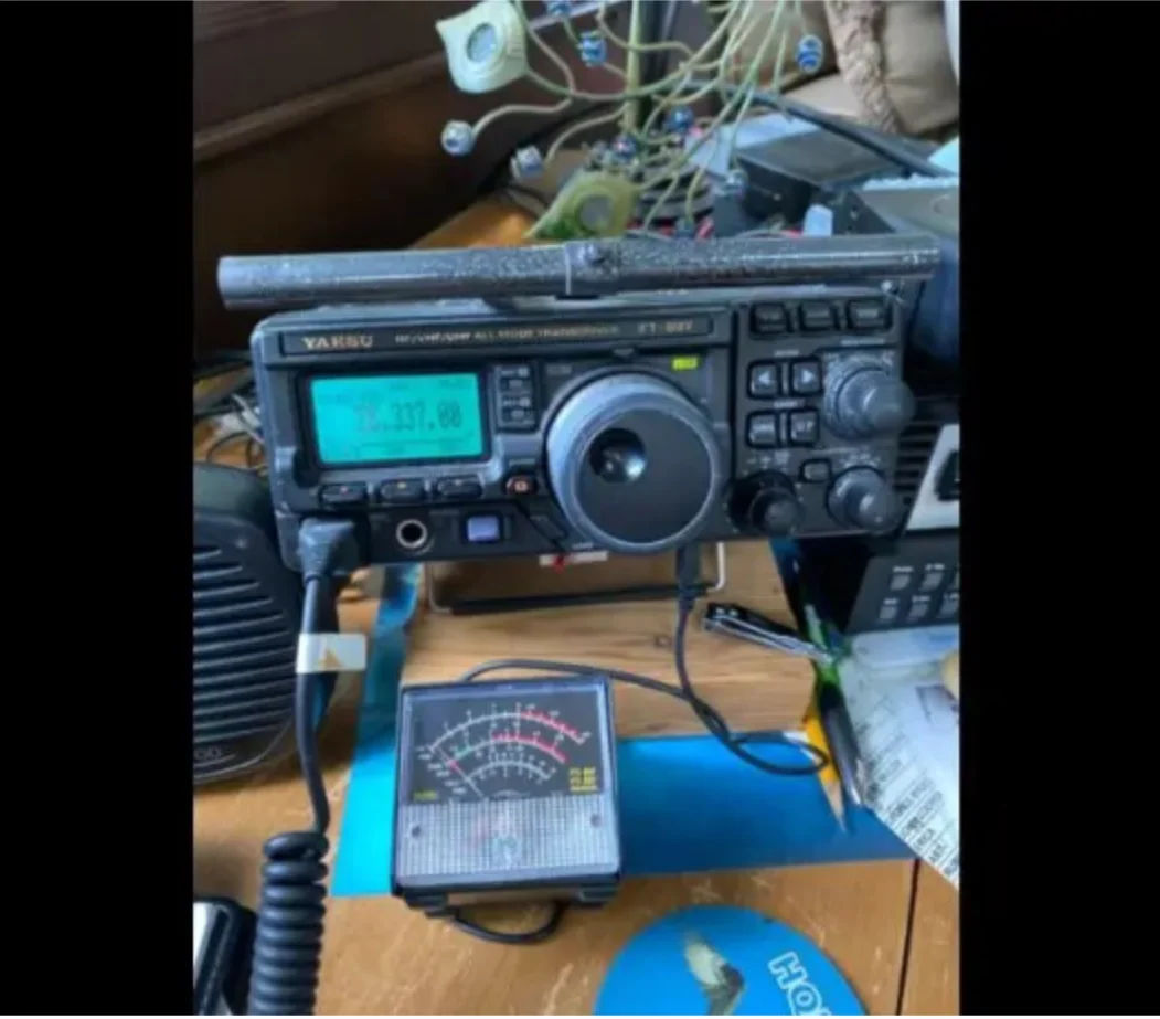 MISURATORE DI ONDE Statte?t Misuratore?t 1,8 MHz-50 MHz Onde Corte Misuratore Di Potenza LED EUR - Foto 3