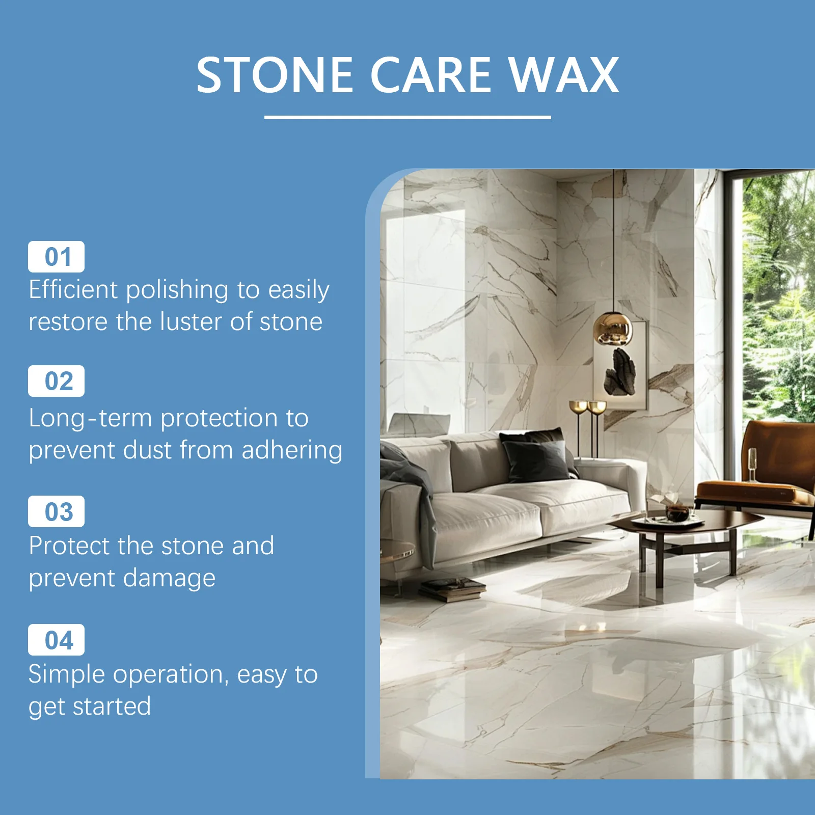 Marble Oil Stain Cleaner Stone Granites Plating Marble Scratches Removal Kitchen Stone Surface Cleaning Polishing Cream