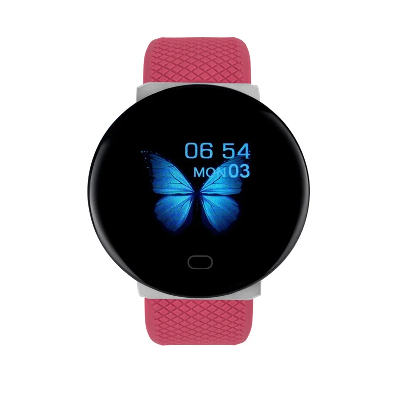 D19 Color Screen Smart Watch Heart Rate Blood Pressure Call Information With Bluetooth Connection Mobile Phone Men Women Watches 