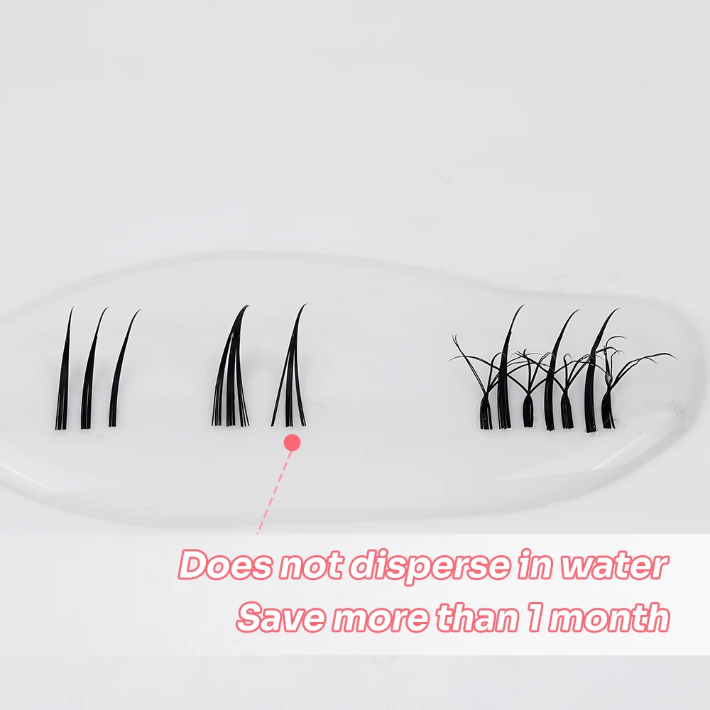 Quewel Manga Wet Eyelash Extension 0.07mm Spikes Lashes Manga Lashes Wispy Premade Russian A Shape Natural Eyelashes Supplies eyelash extensions eyelash extension eyelash extension lashes false eyelashes