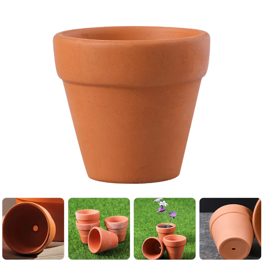 20 Pcs Terracotta Flower Pot Mini Pots Indoor Small Plant Clay for Plants Cactus Office 4