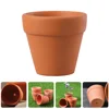 20 Pcs Terracotta Flower Pot Mini Pots Indoor Small Plant Clay for Plants Cactus Office 4
