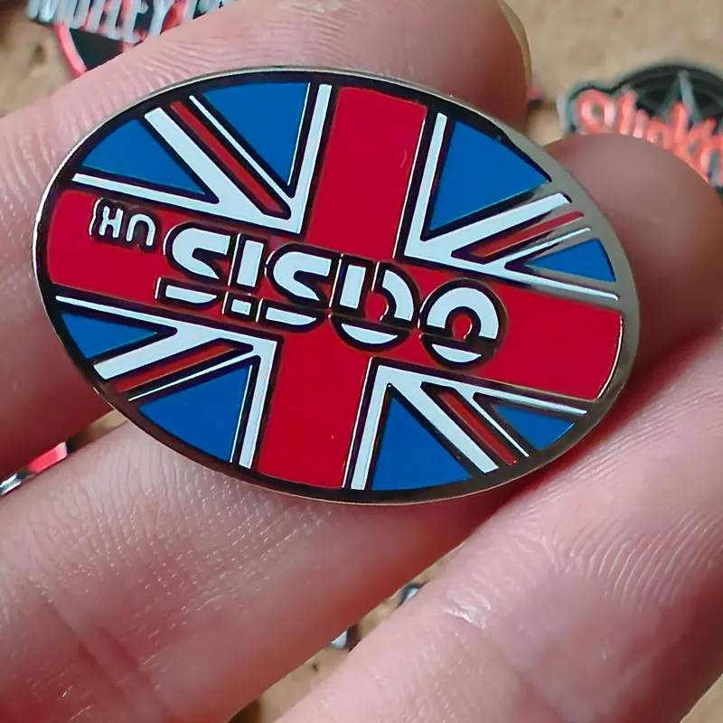 Punk Rock Enamel Pin: Vintage Music Logo Brooch for Women - Trendy Backpack or Hat Accessory Gift