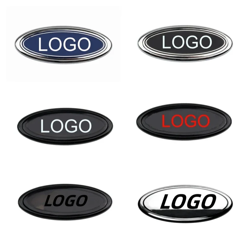 

Car Front Hood Bonnet Badge Metal Grille Emblem Rear Trunk Sticker For 2 mk3 M-ondeo mk4 Ranger Kuga car sticker Accessories