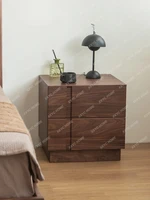 Black Walnut Solid Wood Nightstand