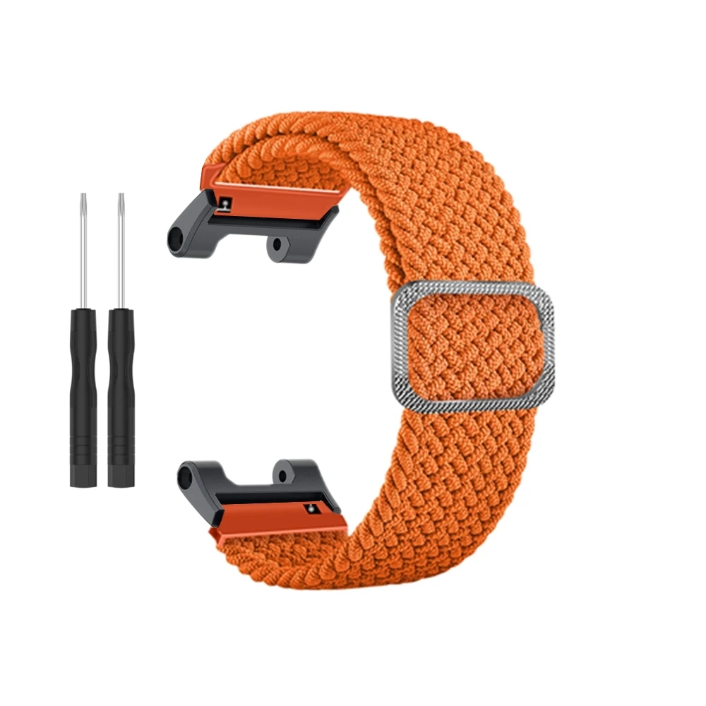 Breathable Nylon Adjustable Wristband - Soft Elastic Bracelet for Smart Watch Accessories