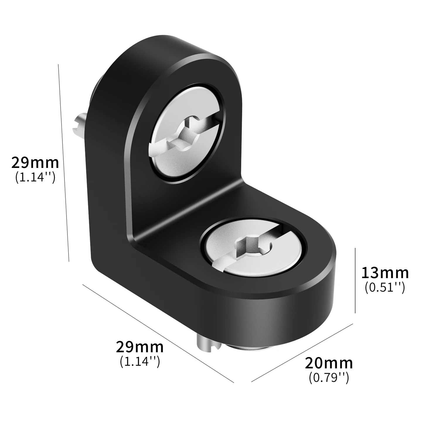 1/4 "3/8" Right Angle Extended Bracket Connector camera accessories camera bracket camera mount bracket for Tripod Head Camera Cage Positioning Hole Photo Vlog Accessory FEICHAO