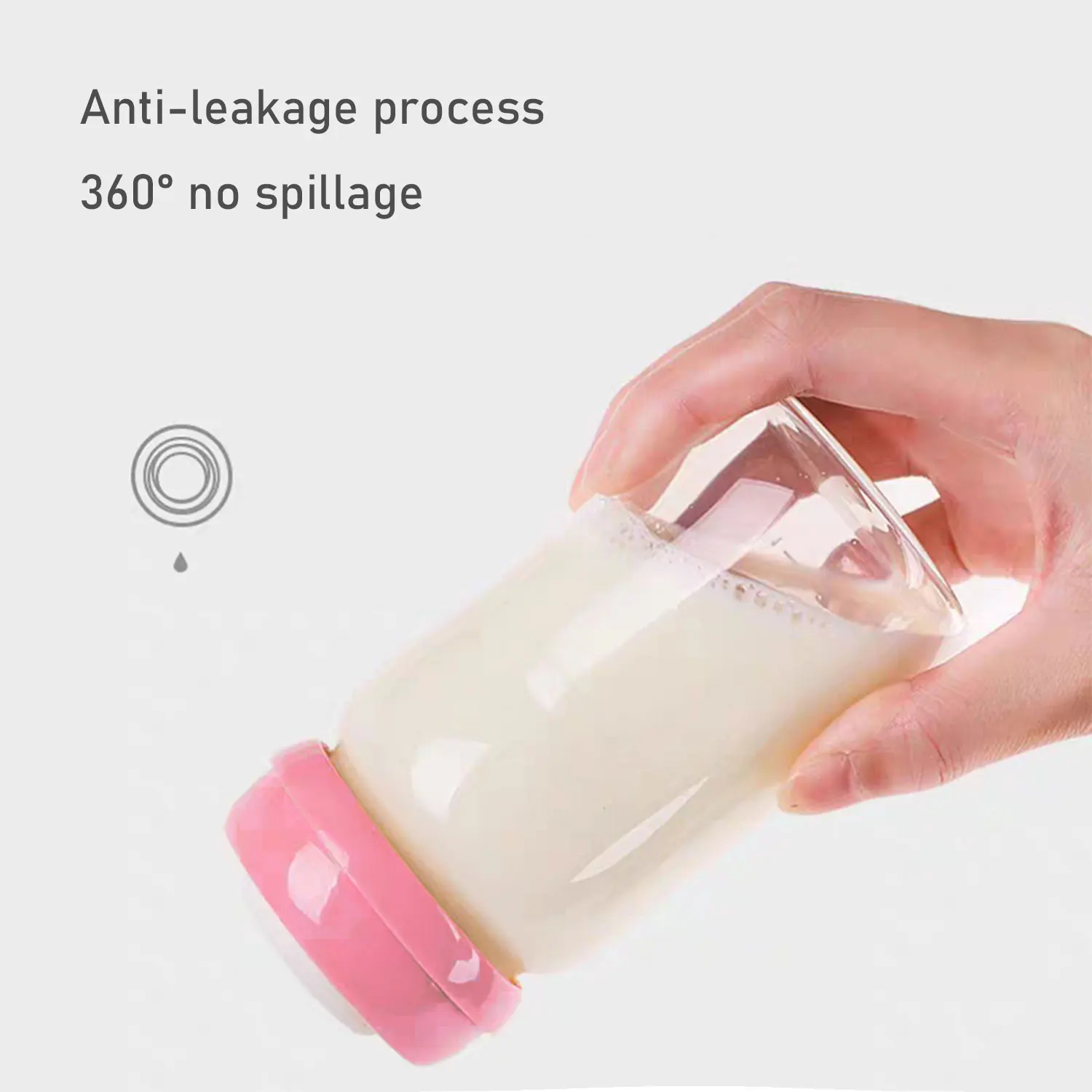 125ml back milk storage cup, made of safe PP material, BPA free, preferred storage tool for breastfeeding milk storage 2