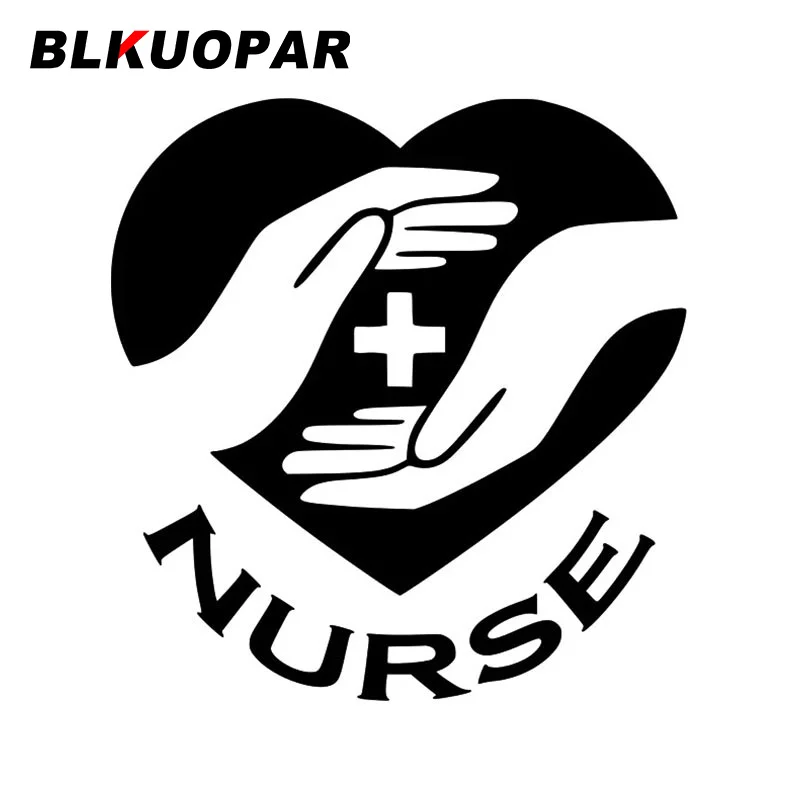 

Забавные наклейки BLKUOPAR verpleegkunесли медсестра, наклейки на автомобиль, мотоциклетное зеркало заднего вида, устойчивые к царапинам наклейки, украшение фургона камперана