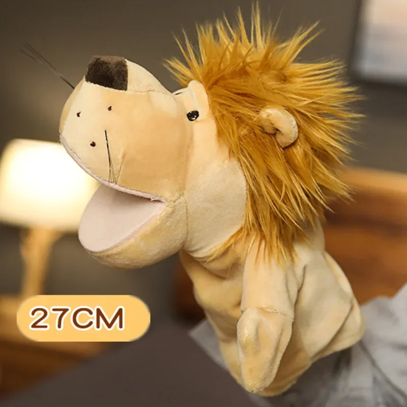 Stuffed Plush Animals Toys Hand Finger Story Puppet Kawaii Dolls Educational Baby Toys hand puppet 4