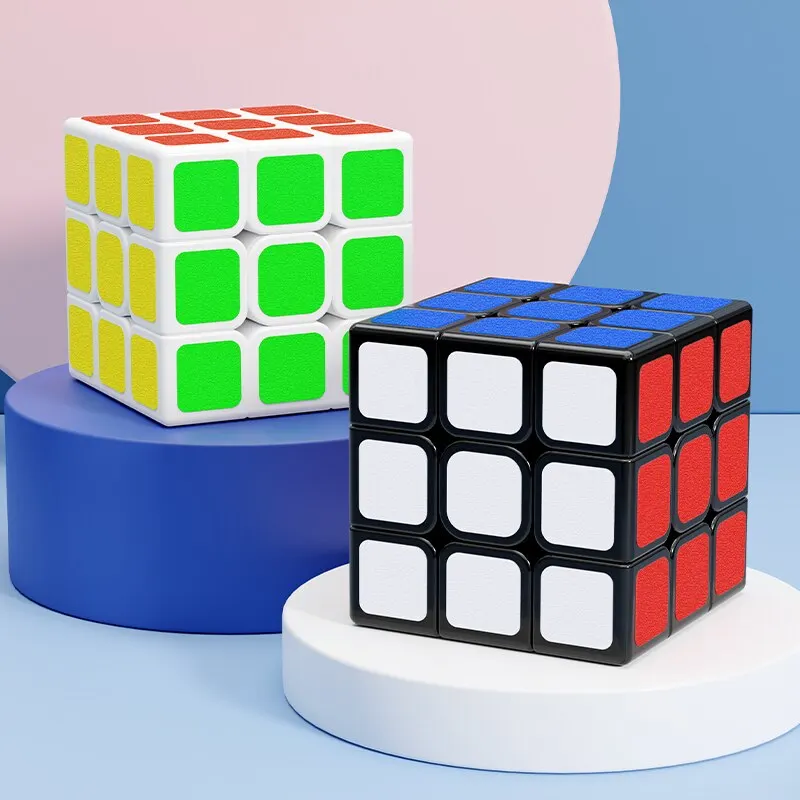 Puzzle Cube Magic Cube 3x3 Frosted Texture Sticker Educational Toys Children Puzzle Toys Designated For Competition Cubes
