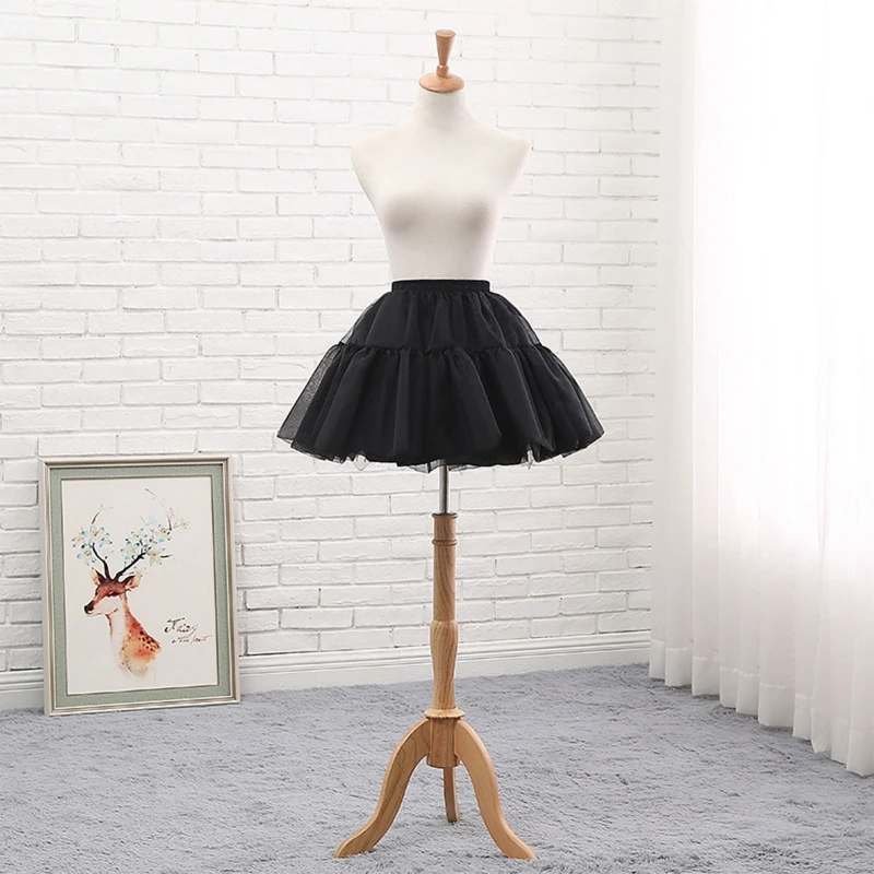 Petticoat Skirt Underskirt for Women Lolita Cosplay Vintage Party