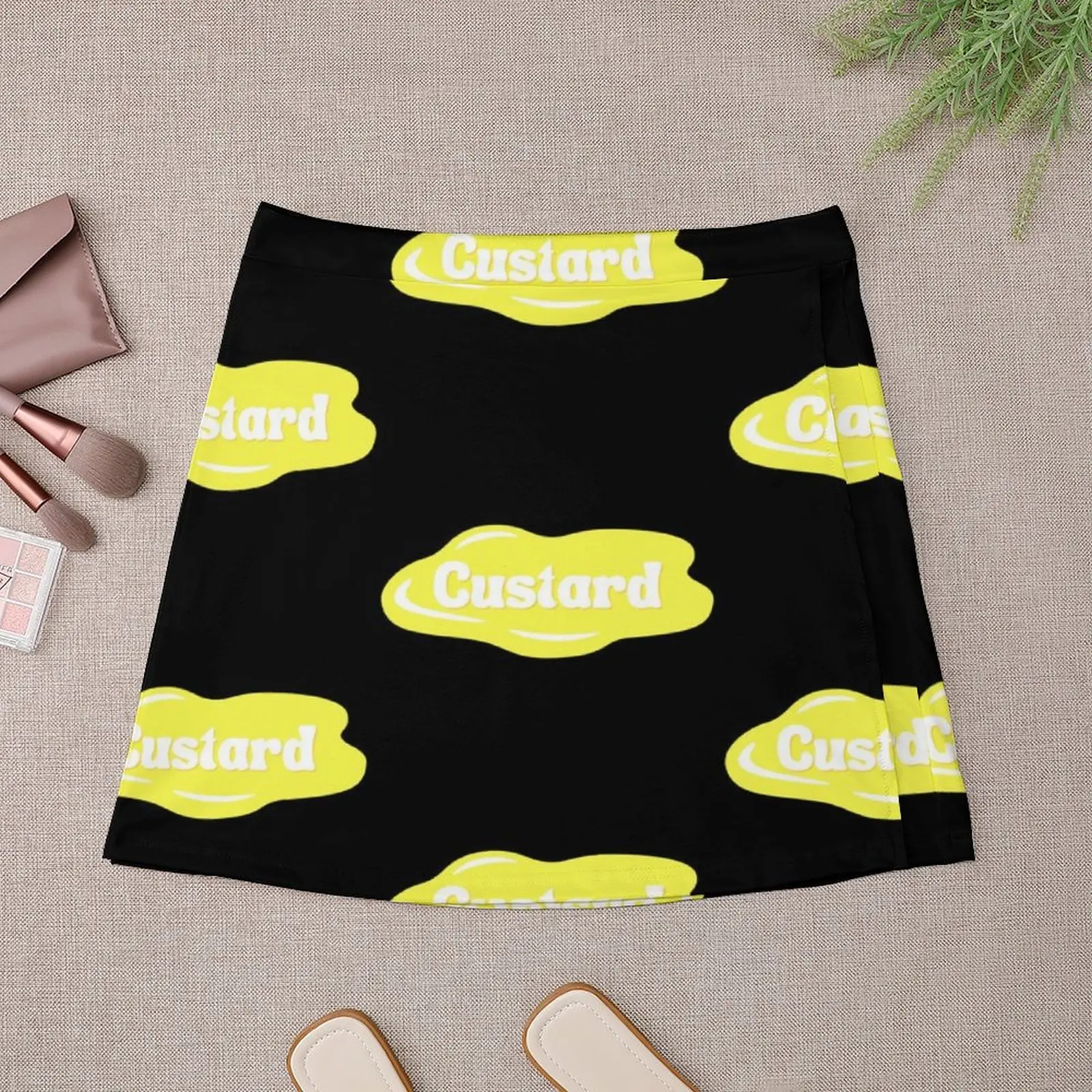 Custard Puddle Mini Skirt Sexy mini skirt short skirt Korean clothing