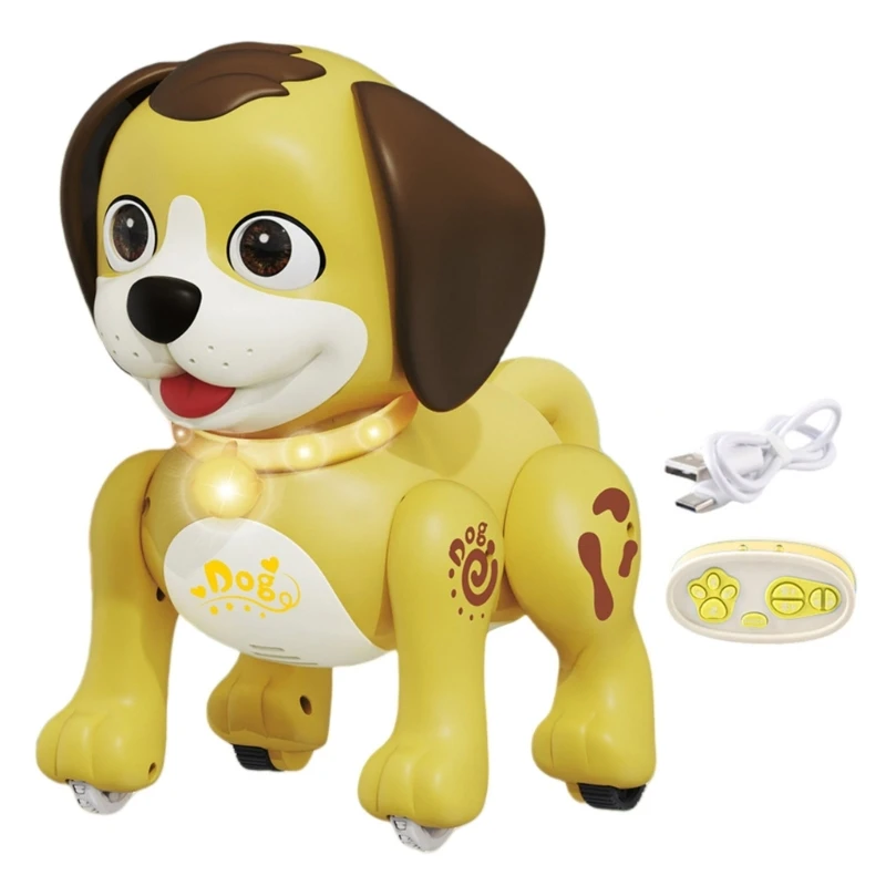 Remote Control Robot Pet Toy LED Music Animal Toy Toddlers Crawling Learning Toy 2