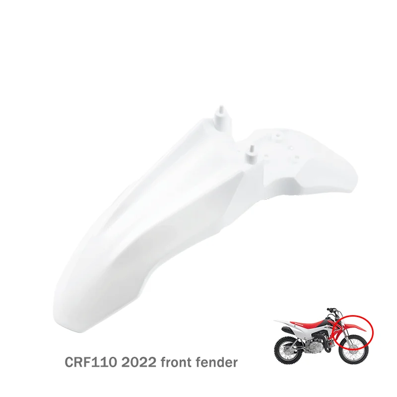 

Motorcycle CRF 110 Front Fender Pit Dirt Bike Plastic Mud Guard Cover for CRF110 2022 HONDA Enduro Motocross Mudguard Protector