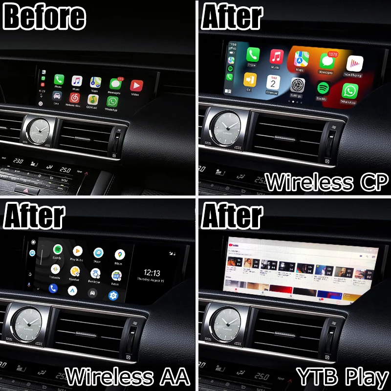 レクサスNX 20系用 CarPlay AI Box