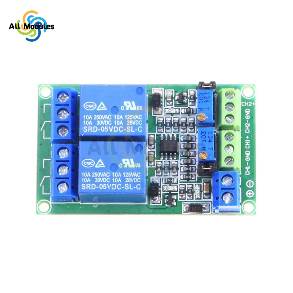 LM393 Voltage Comparator Module - 1/2/4 Channel DC 5V/12V/24V