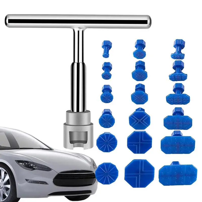 

Universal Garage Tool Car Dent Removal Repair Kit Slide Reverse Hammer 18pc Suction Cup Auto Body Dent Puller Extractor Tool