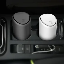 

Waste Bins Auto Car Garbage Can Car Trash Can Silicone Garbage Dust Case Holder Rubbish Bin Auto Organizer Storage Box