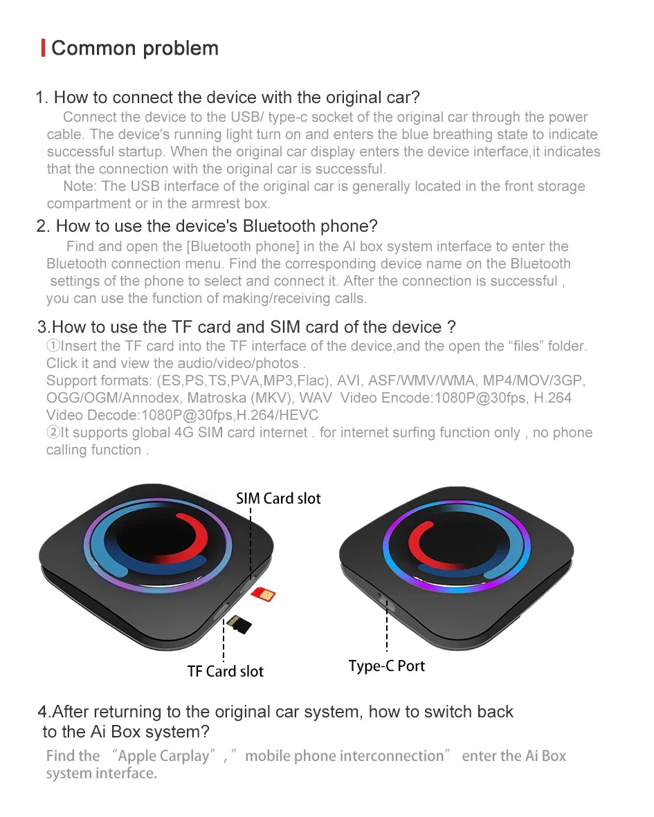 MEKEDE Wireless Carplay AI BOX Android 13 8G + 128G Für BMW ID6 ID7 ID9 8 Core Unterstützt BT 4G WiFi Integriertes GPS Google Play Store – Detail 14