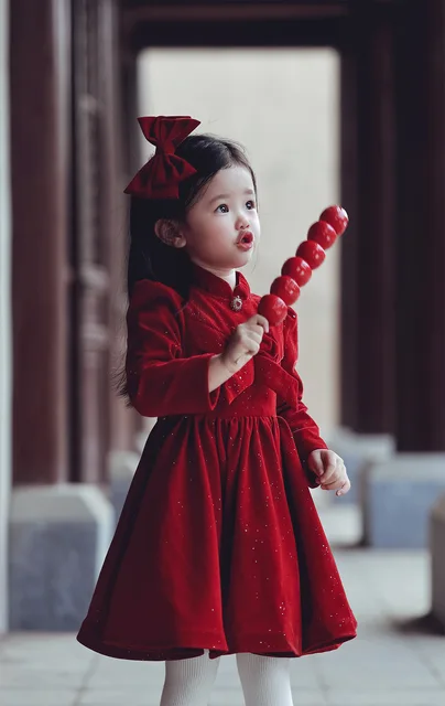 2023 New Fashion And Style Girls Dress Christmas Princess Dress