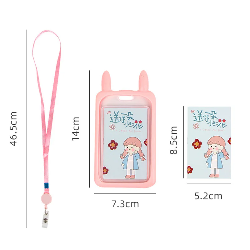 Crayon Shin-chan Card Holder Work Id Bus Meal Holder With Hanging Rope Clip Sleeve I.660250689